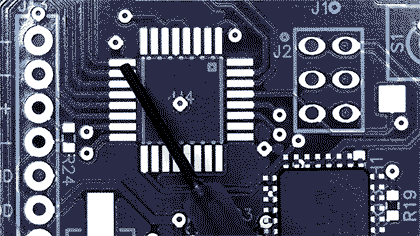 QFP soldering animation